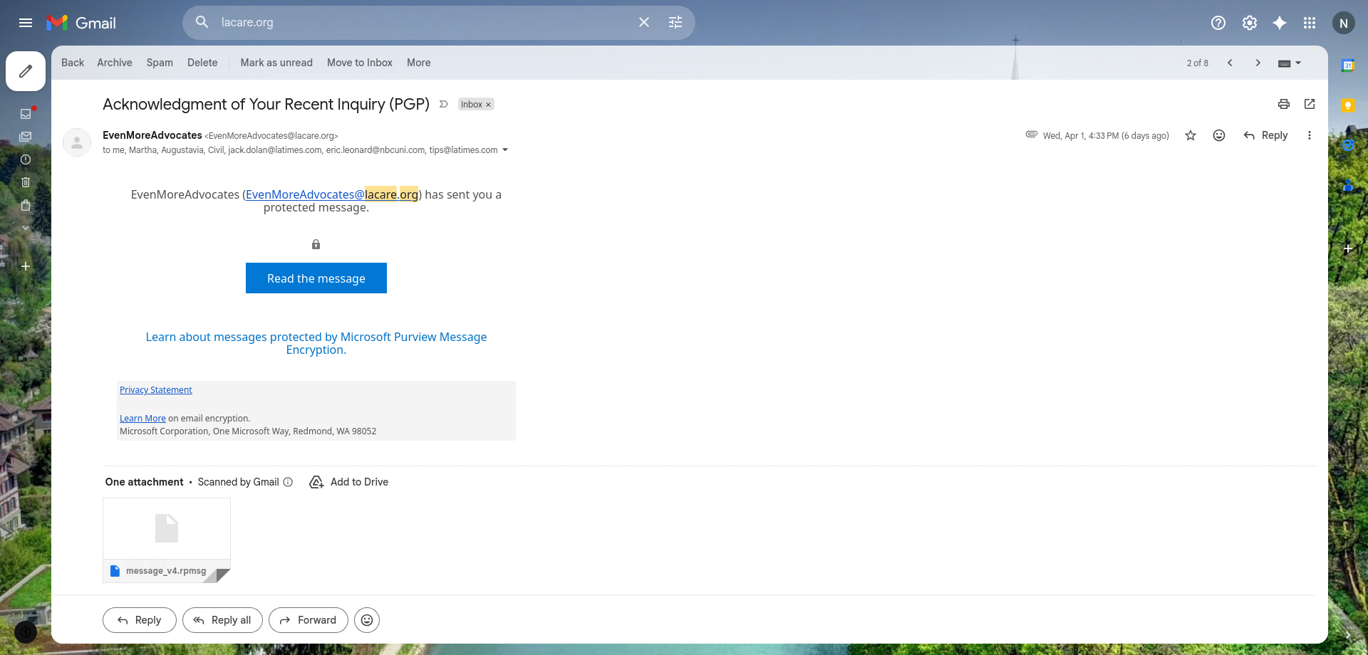 April 1 Encrypted Portal Attempt