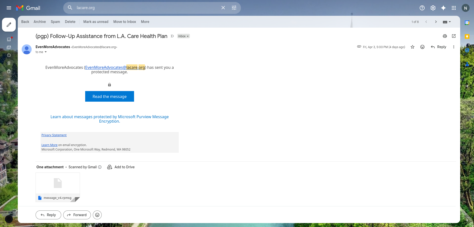 April 3 Encrypted Portal Attempt